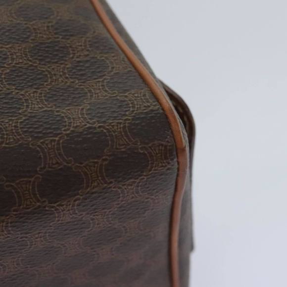 CELINE Macadam Canvas Clutch Bag PVC Leather Brown Gold Auth mr528 - Picture 16 of 16